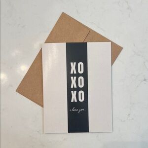 Elegant Black and White Greeting Card